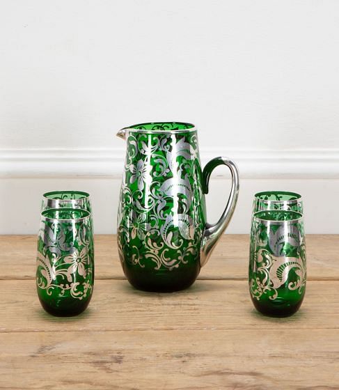 Italian 20th Century Glass Lemonade Service