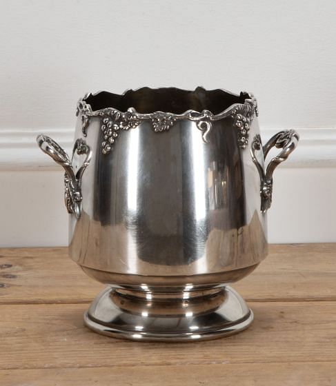 French 20th Century Silver Plate Champagne Bucket