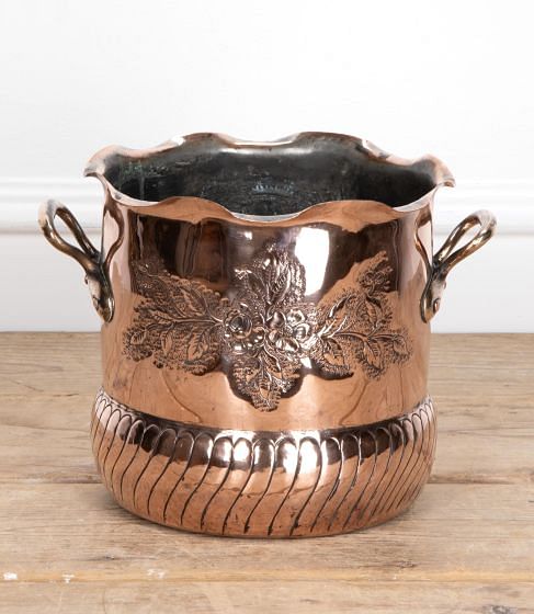 19th Century French Copper Wine Cooler