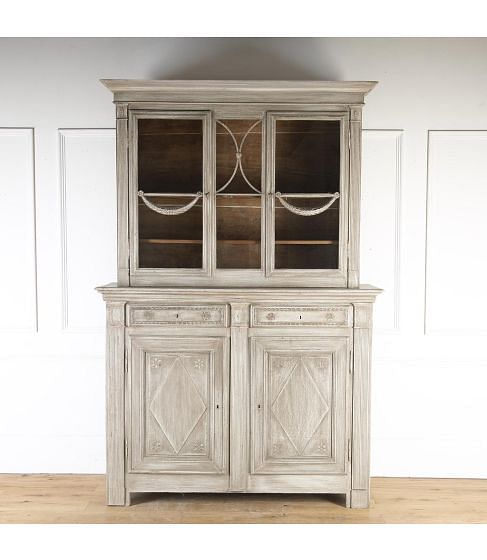 19th Century French Painted Cupboard