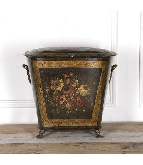 19th Century English Toleware Wine Cooler