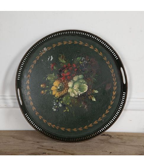 19th Century English Circular Tray