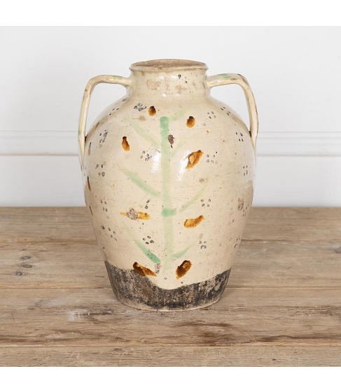 Large 19th Century Italian Tree of Life Vase