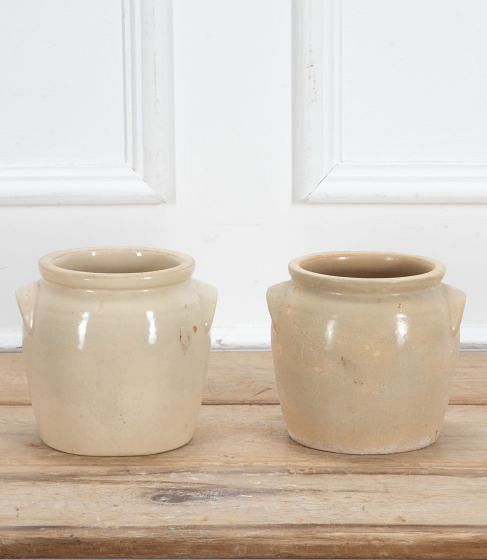 Pair of Early 20th Century Toulouse Confit Pots