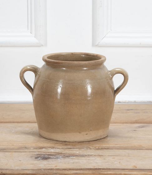 Early 20th Century Toulouse Stoneware Confit Pot