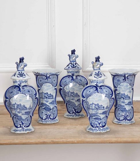 19th Century Dutch Garniture
