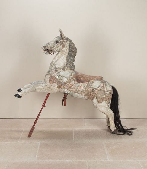 19th Century Wooden Carousel Horse
