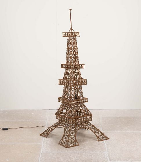 20th Century Illuminated Model of the Eiffel Tower