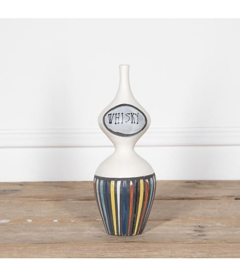 20th Century Roger Capron Whisky Flask
