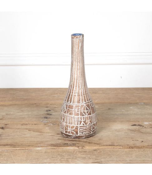 20th Century Atelier Dieulefit Scraffito Vase