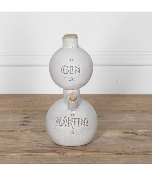 20th Century Gin and Martini Flask by Henri Cimal