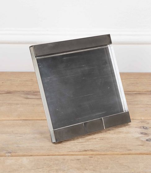 20th Century Italian Silver Plated Photo Frame by Cleto Munari