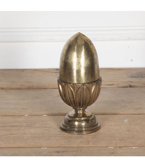 20th Century Brass Newell Post Decoration