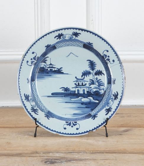 18th Century Georgian Delft Charger