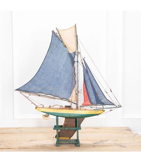 20th Century English Pond Yacht