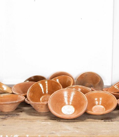 French Bowls with a Burnt Under Glaze