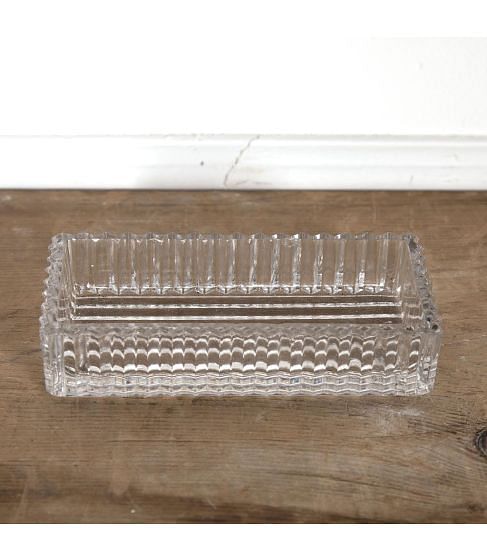 20th Century Art Deco Cut Glass ‘Vide Poche’