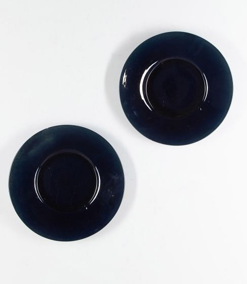 Pair of Large 20th Century French Ceramic Chargers