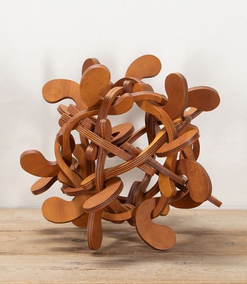 20th Century French Concentric Novelty Wooden Ball Sculpture