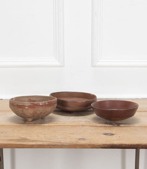 Three Pre-Columbian Terracotta Bowls