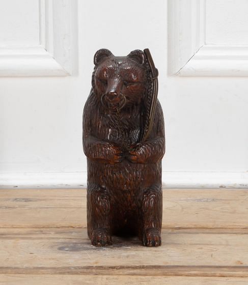 19th Century German Black Forest Bear Figure