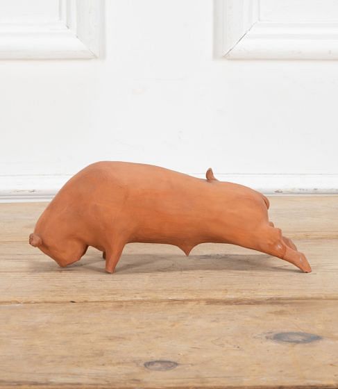 Mid-Century American Terracotta Bull