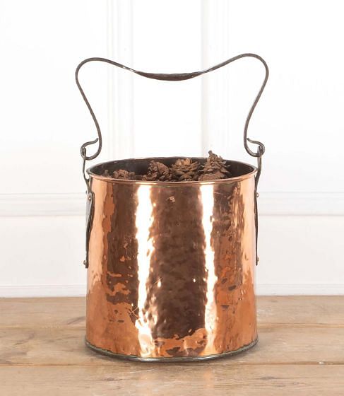 20th Century Copper Fireside Bucket