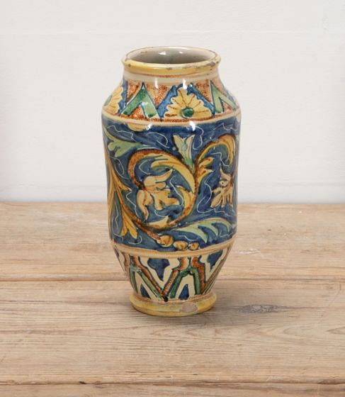 19th Century Italian Maiolica Albarello