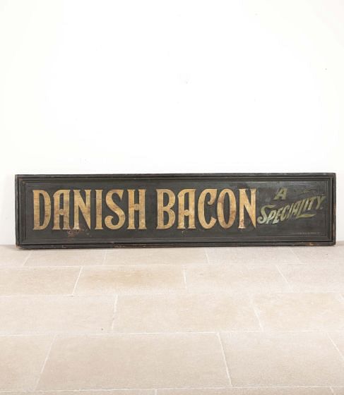 Very Large 20th Century Butchers Shop Sign