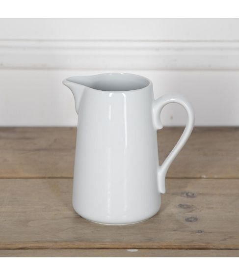 20th Century French White Milk Jug