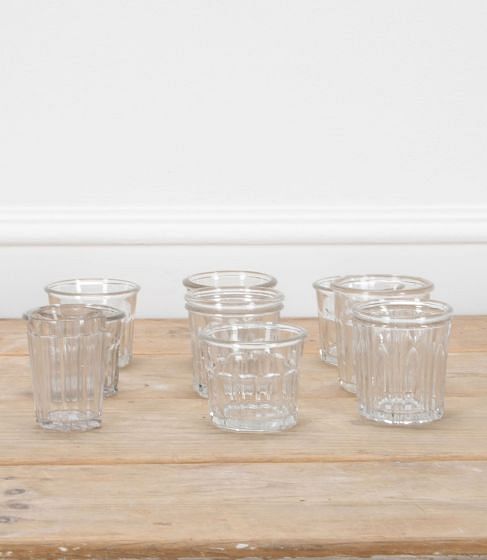 Large 20th Century French Glass Jam Jars