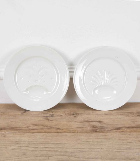Pair of French 19th Century Plates