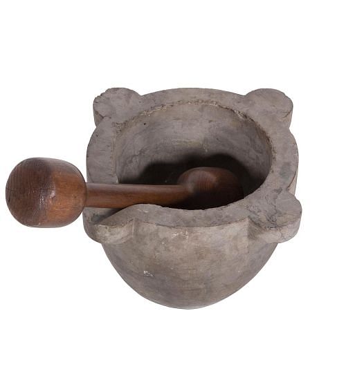 Large 19th Century Italian Marble Pestle and Mortar