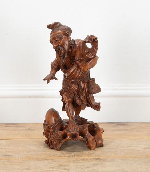 20th Century Japanese Wooden Sculpture
