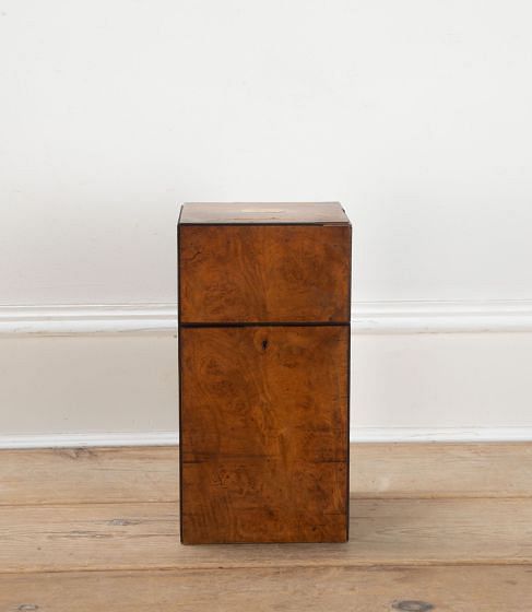 Victorian English Walnut Decanter Box