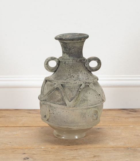 20th Century Italian Murano Scavo Glass Vase