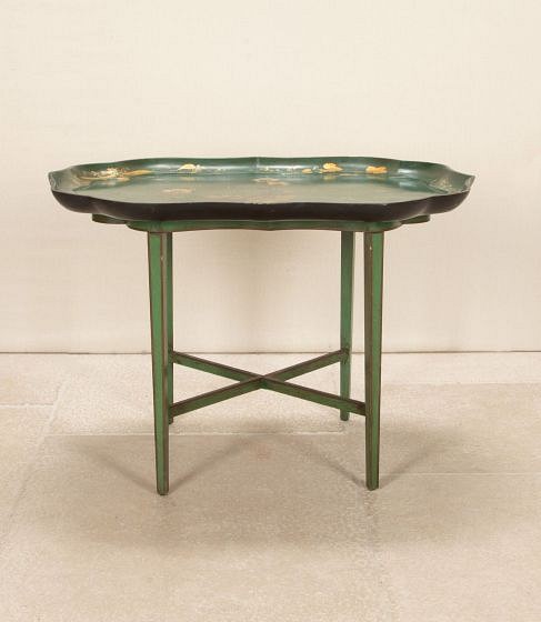 19th Century Victorian 'Jennings & Bettridge' Papier Mache Tray Table
