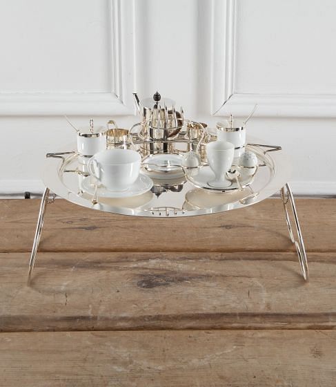 19th Century Breakfast In Bed Tray Set Christopher Dresser Hukin & Heath