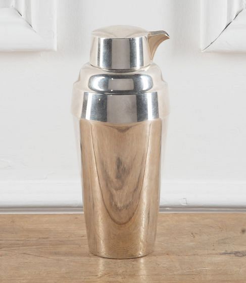 Art Deco Swivel Lid Cocktail Shaker By Gorham & Co Dated 1922