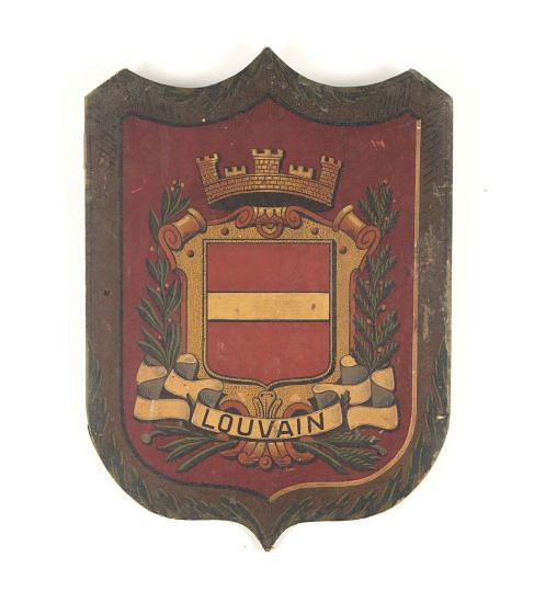 20th Century Decorative Hand Painted Armorial
