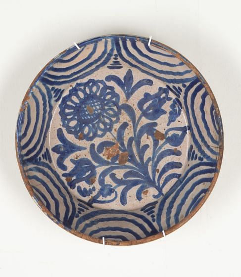 Late 19th Century Spanish Blue and White Fajalauza Bowl