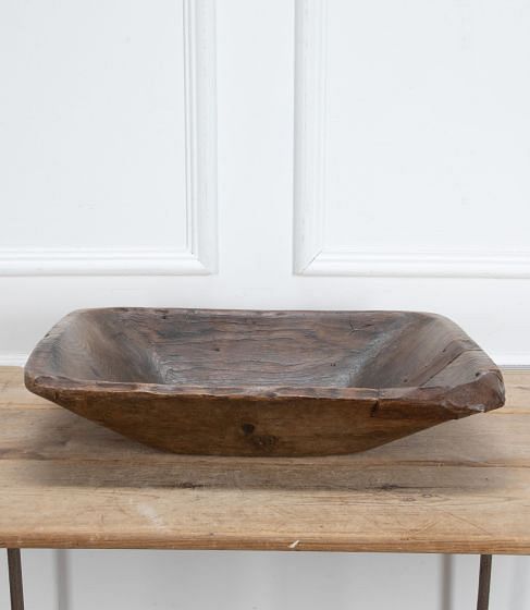 19th Century Primitive Welsh Dairy Bowl