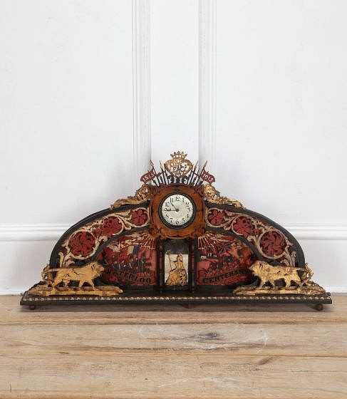 20th Century English Folk Art Waterloo Clock