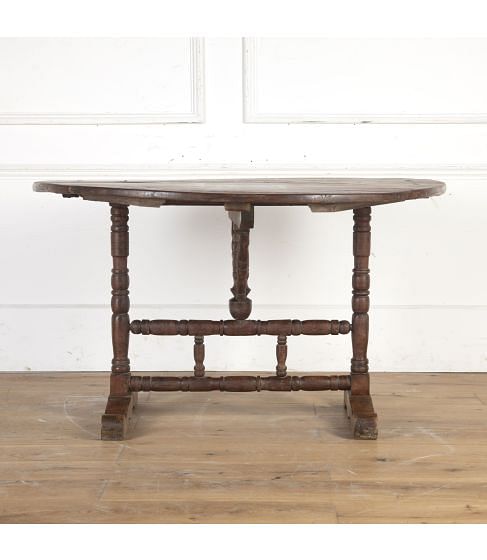 19th Century Provençal Drop-Leaf Table