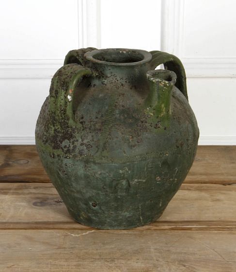 18th Century French Oil Jar with Four Handles