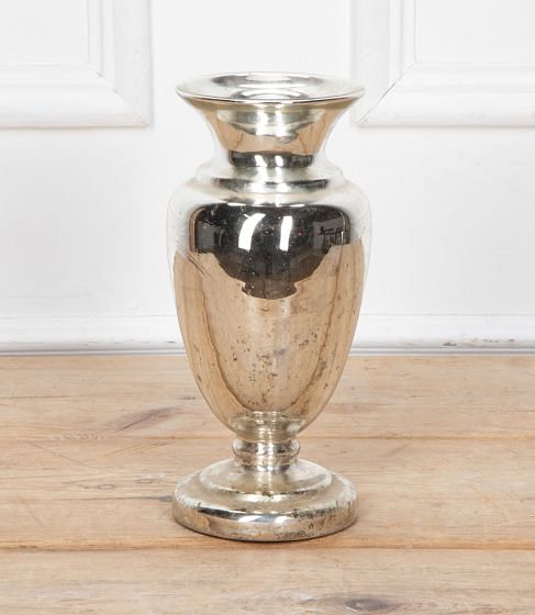 French 19th Century Decorative Mercury Glass Vase