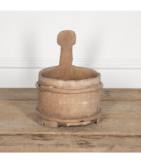 19th Century Swedish Piggin or Pail