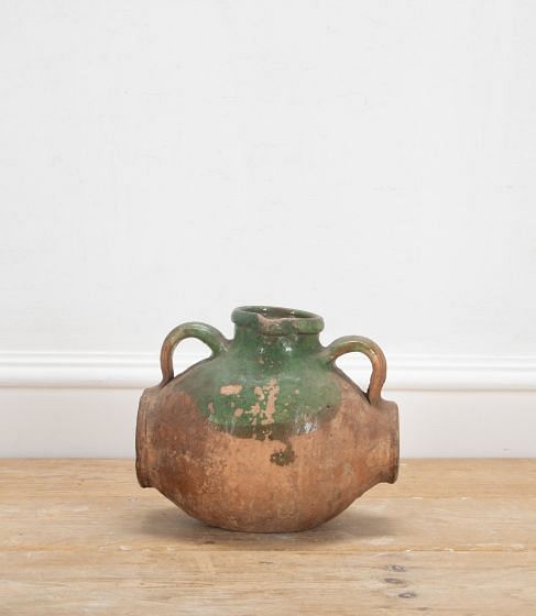 18th Century Twin Handled Oil Jar