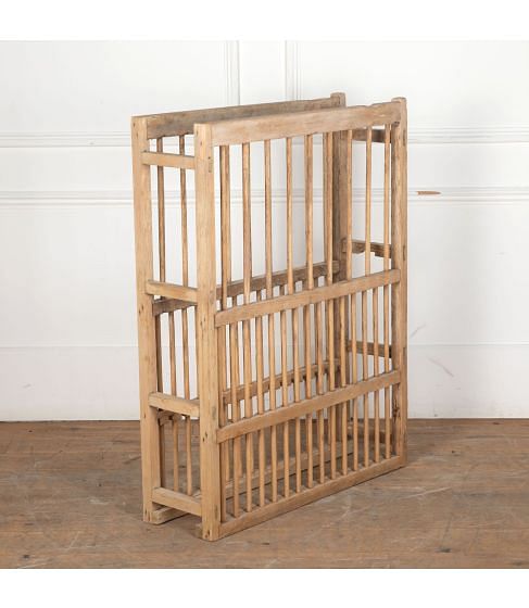 19th Century Victorian Pine Plate Rack