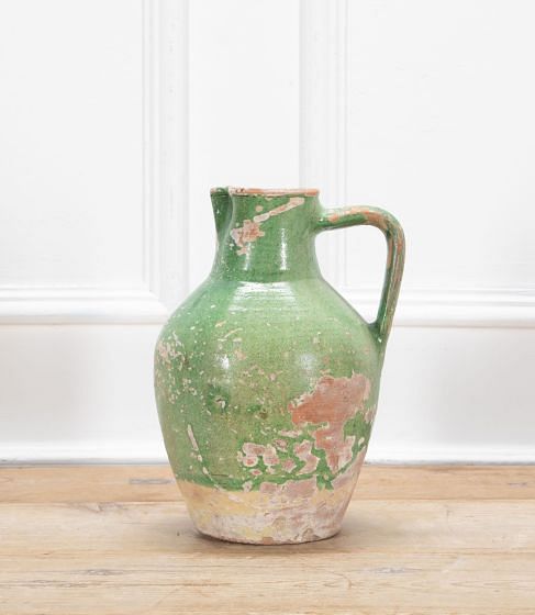 19th Century Italian Green Water Jug